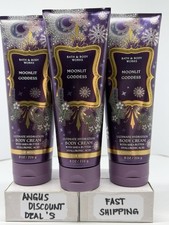 Bath & Body Works MOONLIT GODDESS Ultimate Hydration Body Cream 8oz, 3 PACK