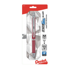 Pentel EnerGel Alloy Gel Pen - Red Barrel