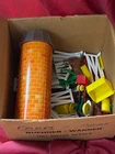 Large Lot Vintage Marx Farm Accessories, Silo, Fence, People and Animals
