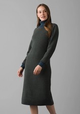 prAna Women's South Rock Sweater Dress in Dark Sky NEW size S