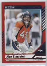 2024 Panini Donruss Red Press Proof Alex Singleton #231 1a7j