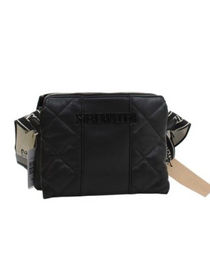 Steve Madden Damen Tasche Schwarz Kunstleder Neu Mit Etikett