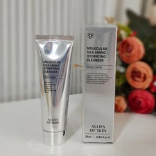 Allies of Skin Molecular Silk Amino Hydrating Cleanser Travel Sz 0.85 oz/25 ml