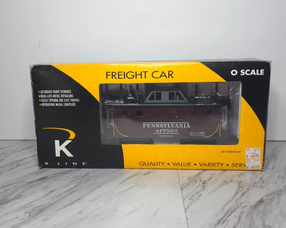 K-Line K615-1892 O Scale PRR N5C Classic Caboose with Antenna #477926 3-Rail - Image 2 of 4