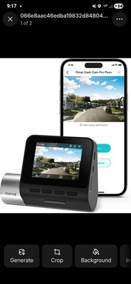70mai Pro Plus+ Dash Camera - Black/Silver (A500S)