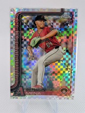 2025 Topps Chrome - Cristian Mena #102 X-Fractor (RC)