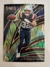 2025 Panini Select Black & Green Shock Club Level Treveyon Henderson #278 NE