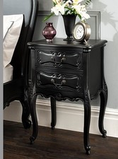 New La Rochelle French Antique Style 2 Draw Bedside Table – RRP £320