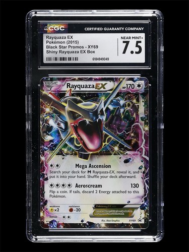 Rayquaza-EX graded CGC 7.5 for sale on eBay