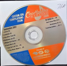 76A   CUSTOM CHARTBUSTER  KARAOKE CDG LOT LONG DRIVE