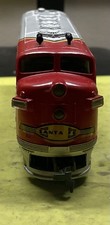 HO Life Like Santa Fe War Bonnet F7 Locomotive Engine Serviced Lot 789 Nice Cond