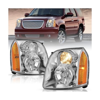 TUSDAR Headlight Assembly Set for 2007 2008 2009 2010 2011 2012 2013 2014 GMC...