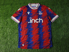 CRYSTAL PALACE 2022/2023 FOOTBALL MEN SHIRT JERSEY HOME MACRON ORIGINAL SIZE M