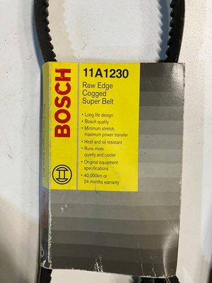#ad Bosch 11A1230 Raw Edge Cogged Super V Belt Fan Drive NOS Holden Commodore AU $46.00