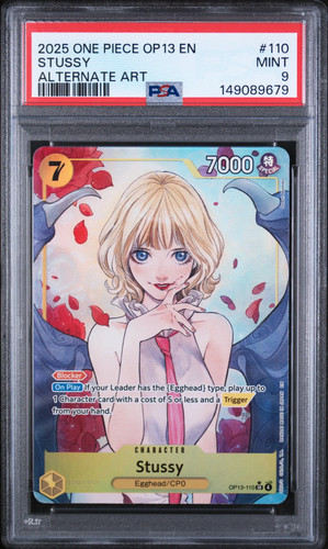 Stussy (Alternate Art) graded PSA 9 for sale on eBay