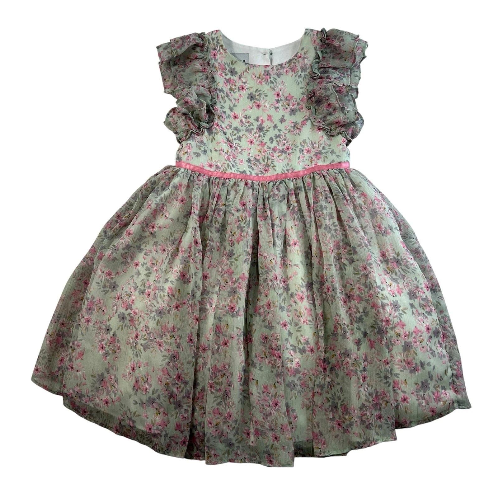 Pippa & Julie Girls 6X Dress Floral Print Ruffles Chiffon Lined Princess Cottage
Opens in a new wind