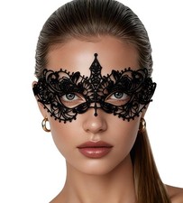 Masquerade Mask for Women Venetian Lace Eye Masks For Party Halloween Costume...