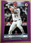 2026 Bowman Mike Trout Fuchsia Paper /299 Angels #100