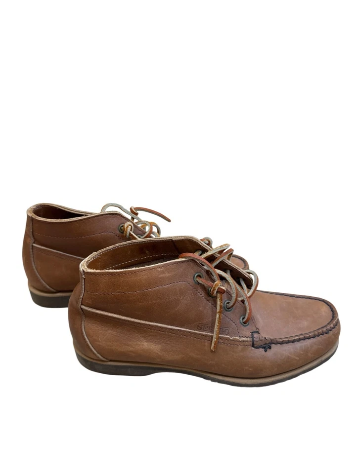 Sebago Womens Brown Leather Chukka Boots Size 6.5W SKU8134 - Image 4 of 4