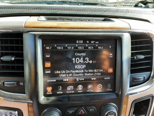 2014 Dodge Ram 1500 2500 Navigation Radio VP4 8.4" Display Screen Receiver - Picture 5 of 9