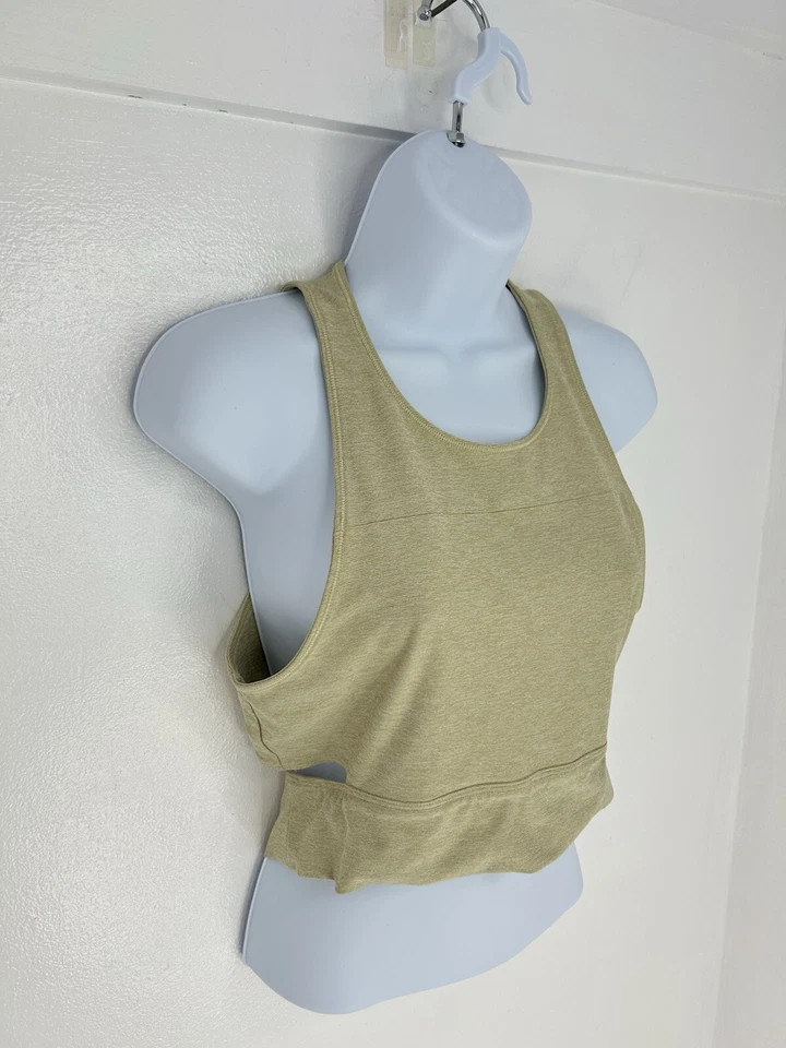 Sujetador deportivo Outdoor Voices Slashback talla grande cuello alto yoga gimnasio Foto 3 de 4