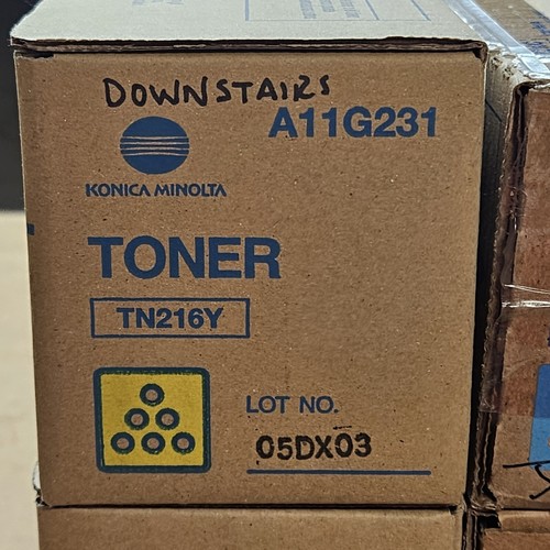 Konica Minolta TN216 Toner Cartridge Set Y,M,C,K Standard Yield - Picture 8 of 15
