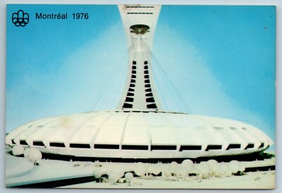 Olympic Park 1976 Montreal Quebec Canada Continental 4X6 Postcard