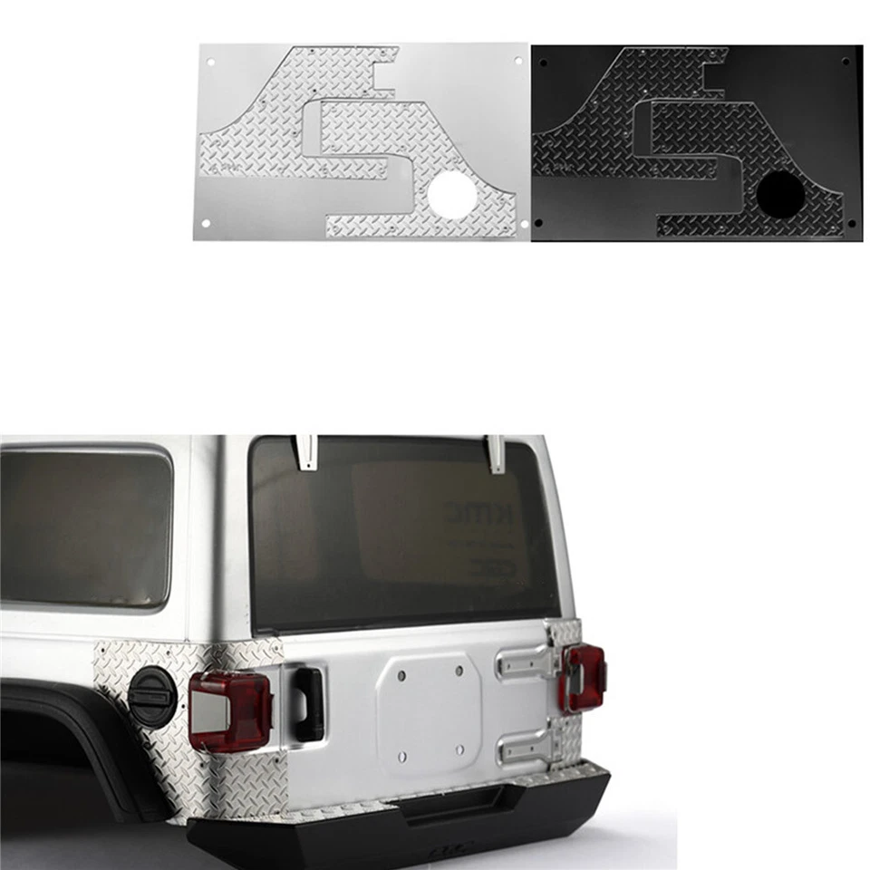 For AXIAL SCX10III  RC Car Metal Tail Light Cover DIY Lamp Corner Protectors - Image 4 of 4