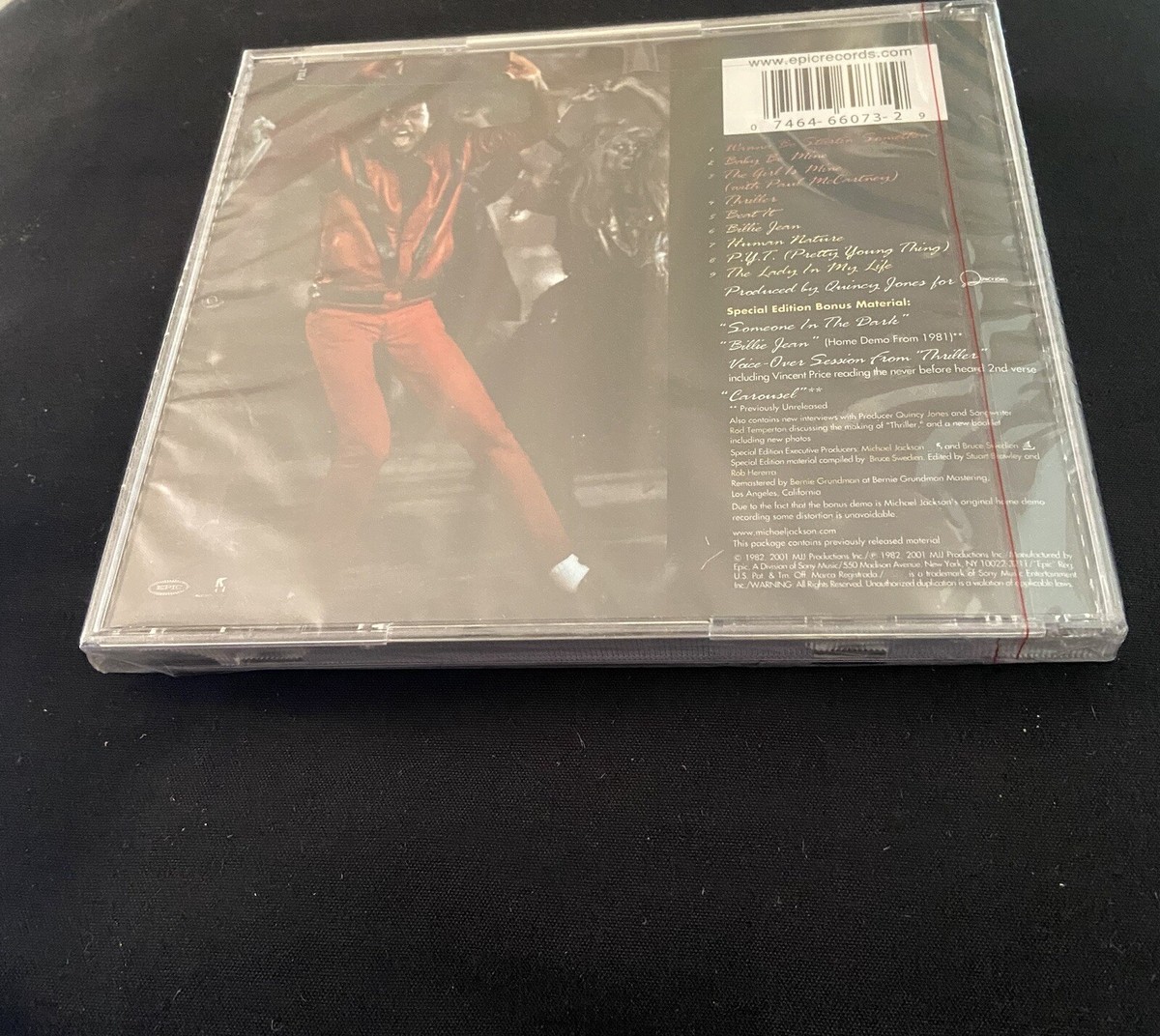 Michael Jackson Thriller Special Edition Bonus Tracks Brand New Cd