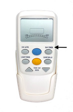 Genuine Hampton Bay Fan Remote Control - CHQ8BT7096T or CHQ7096T With Fan Timer