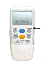 Genuine Hampton Bay Fan Remote Control - CHQ8BT7096T or CHQ7096T With Fan Timer