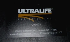 ULTRALIFE CH0003 Battery Charger For Parts