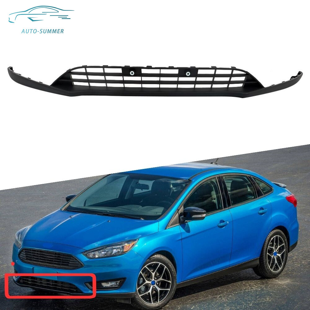For 2015-2018 Ford Focus Front Bumper Lower Grille Full Black Grill F1EZ17626A