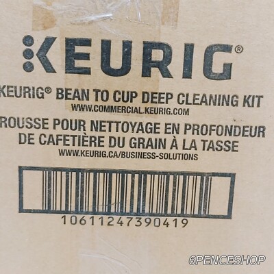 SELAED IN OPENED BOX Keurig COMMERCIAL Bean to Cup Brewer Deep Cleaning Kit