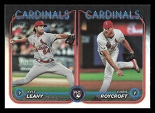 KYLE LEAHY CHRIS ROYCROFT RC Rainbow Foil Debut 2024 Topps US189 Cardinals