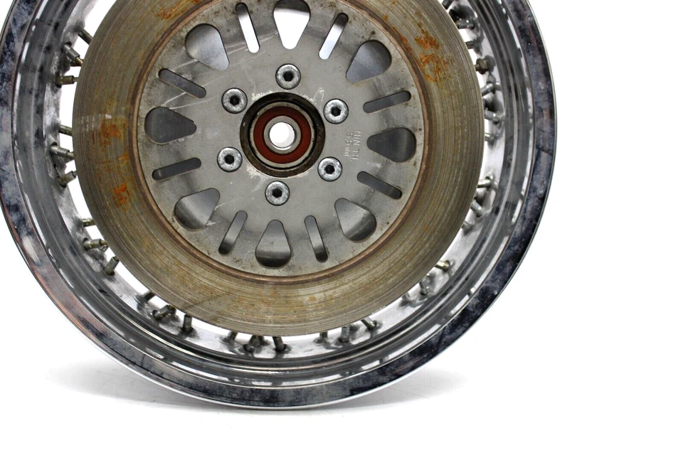 1996 Suzuki VS 1400 GL Intruder Rear Wheel Rim OEM - Image 4 of 4