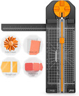 4-In-1 Paper Cutter - 12" Paper Trimmer Multi-Function Scrapbooking Tool with St