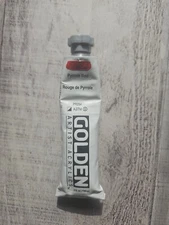 Golden Artist Heavy Body Acrylic Paint 2-Fl Oz Tube ~ Pyrrole Red