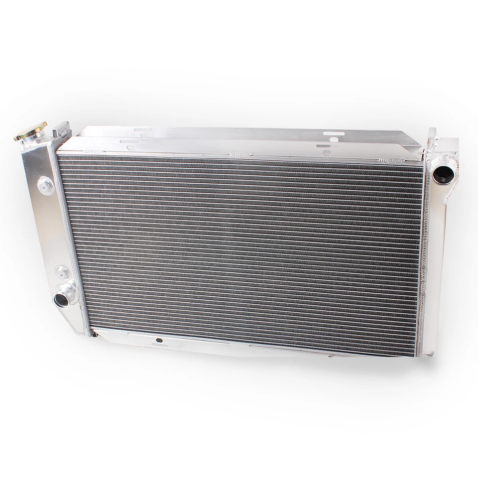 4Row Aluminum Radiator For 1973-1976 Lincoln Continental/Mark 4/1977 Mark 5 V8 Foto 4 de 4