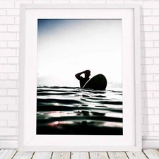 HARD LOVE - Dawn Surfing Poster Picture Print Sizes A5 to A0 **FREE DELIVERY**