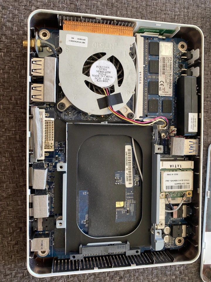 TINY Foxconn NetTop USFF PC NT-A3500 AMD 1.6 E-350 Radeon HD 6310 WiFi 4GB RAM - Image 3 of 4