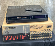 Vintage Toshiba DX-800 VCR w/ Remote