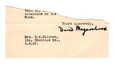 David Magarshack (1899–1977) Signed Clip / Autographed Translator Dostoevsky