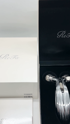MTG ReFa CARAT RAY RF-PC2019B Platinum Beauty Facial Roller Made