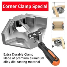 1 Set 90 Degree Right Angle Clip Clamps Corner Holders Woodworking Hand Tools