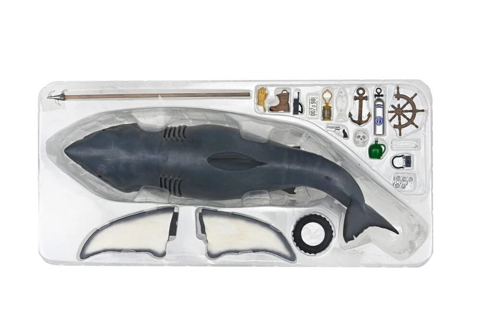 PREORDER OCTOBER 2025 DENTS DE LA MER GAME OF JAWS BRUCE 30cm 50TH ANNIV NECA - Photo 3/4