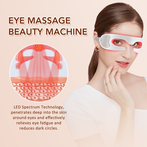 Masajeador de ojos 3D, dispositivo de belleza para ojeras, hinchazón y reducción de arrugas - Imagen 6 de 20