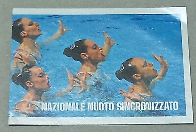 ESSELUNGA FIGURINE STICKER SUPER CHAMPS TOKYO 2020 - 136 SYNCHRONIZED SWIMMING