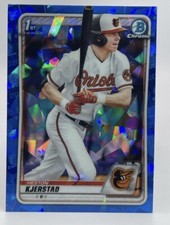 2020 Bowman Chrome HESTON KJERSTAD Baltimore Orioles #BD-122 Blue Sapphire