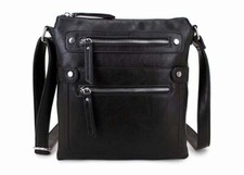 Ladies Cross Body Bag Messenger Large Over Shoulder Satchel Handbag Long Strap